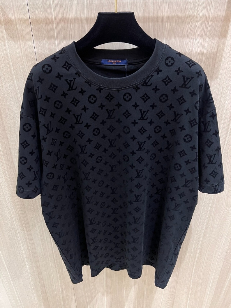 Louis Vuitton Monogram Embossed Short Sleeve T-Shirt