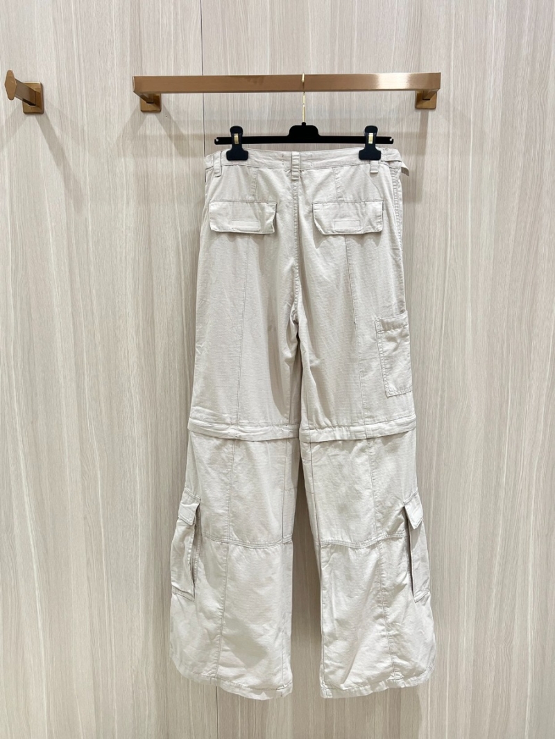 Balenciaga Men's Flared Cargo Pants. Beige