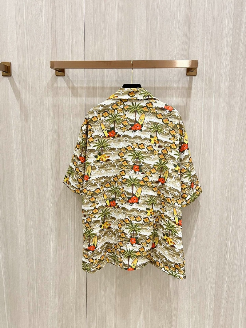 Louis Vuitton Monogram Sand Beach Collection Short Sleeve Shirt Set