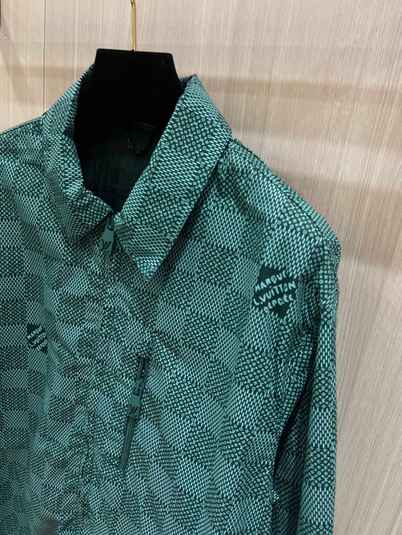 Louis Vuitton LV 24SS New Collection Damier Monogram Tech Fabric Jacket