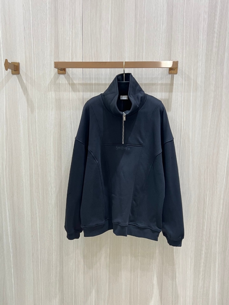 Saint Laurent YSL "Half-Zip" Sweatshirt
