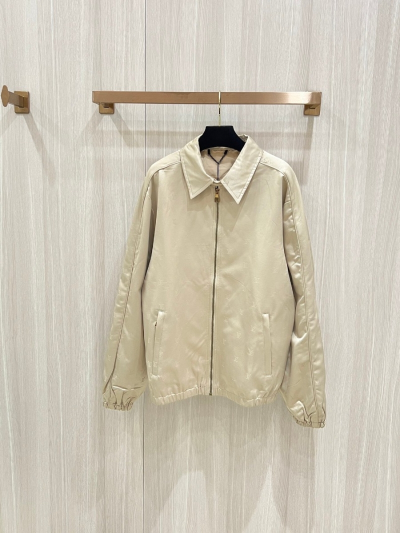 Louis Vuitton New Release. Jacquard Full-Pattern Jacket (Beige)