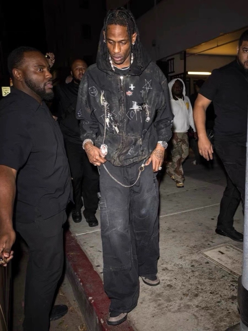 Balenciaga Washed Black Cargo Workwear Jeans
