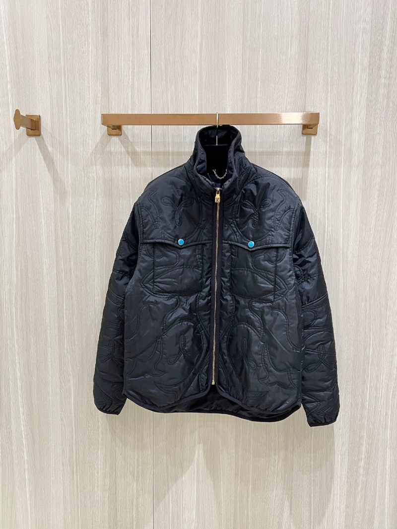 Louis Vuitton LV Quilted Shirt Jacket – Black