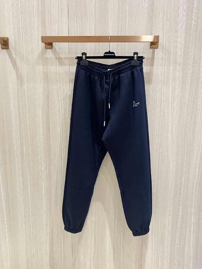 Dior Casual High-Density Letter Sweatpants – Navy Blue