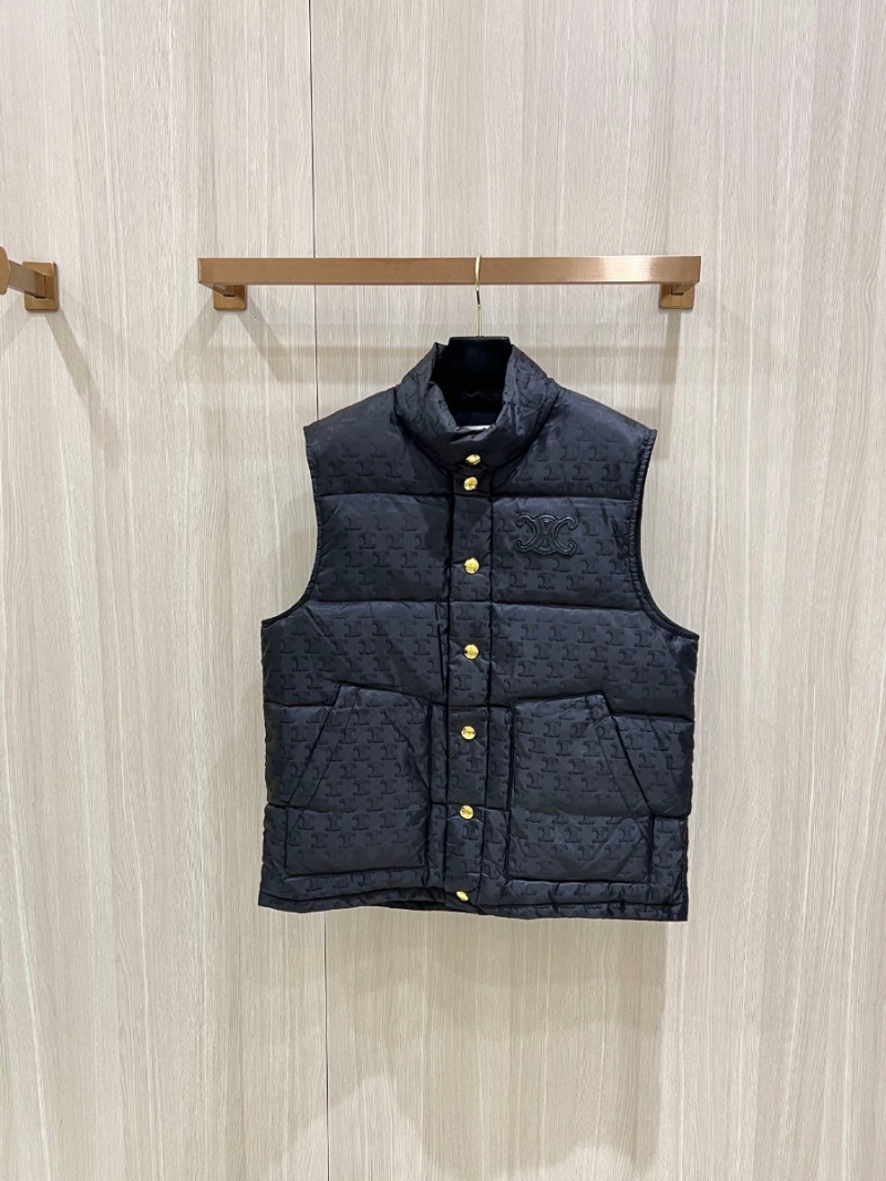 CELINE Dark Pattern Down Vest