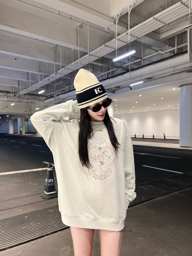 Versace New Arrival Graphic Logo Sweatshirt in Gray