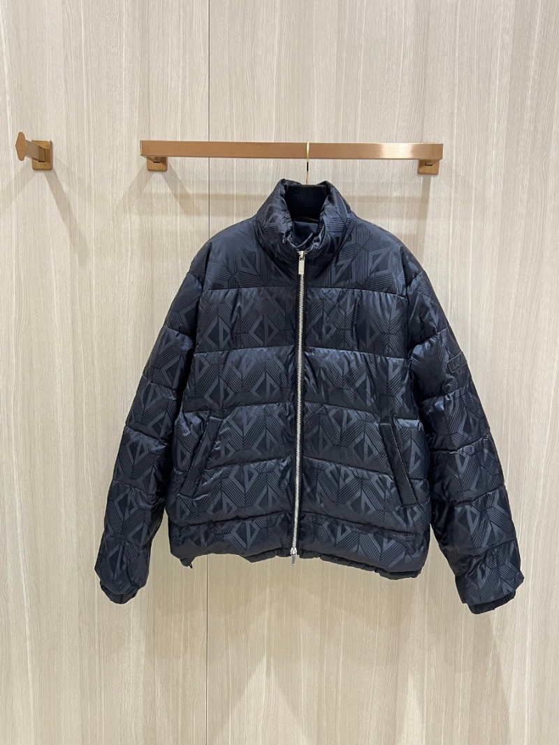 Dior New Arrival Jacquard Down Jacket in Navy-Black