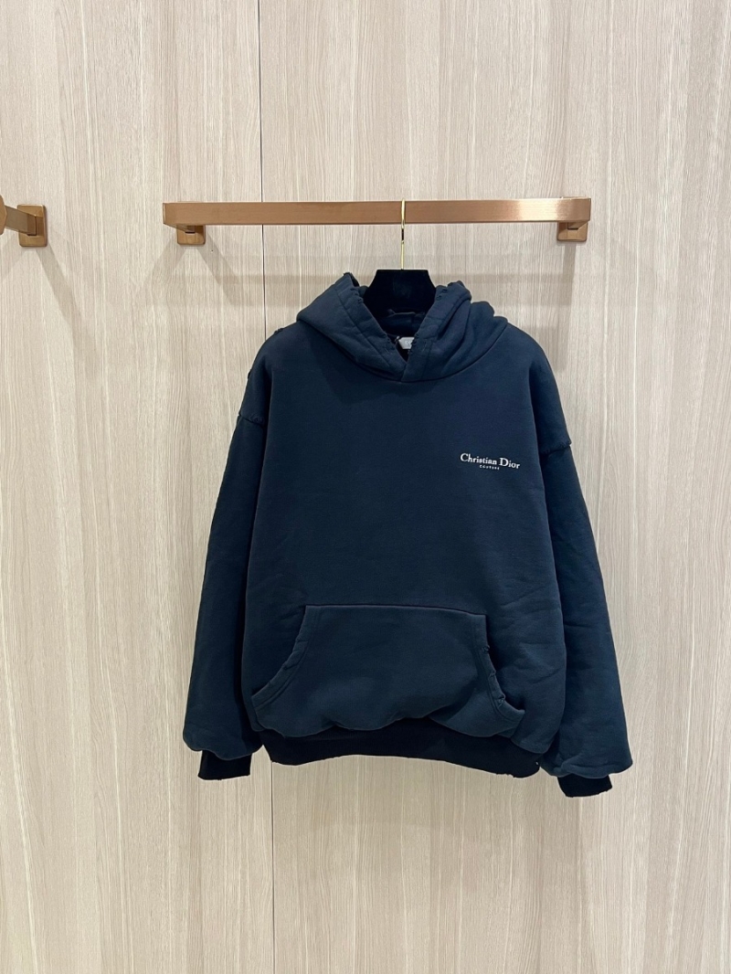 Dior CD Collection Distressed Heavyweight Hoodie