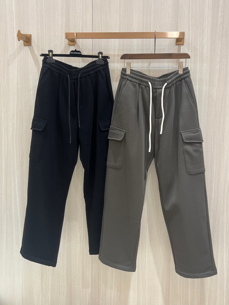 Gucci Cargo Pocket Gold-Line Sweatpants - Black