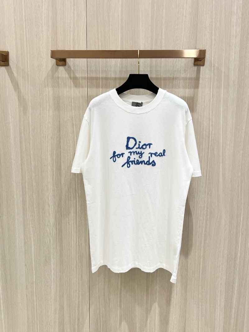 Dior X Hylton Nel Relaxed Logo T-shirt in White