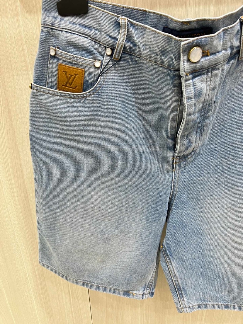 Louis Vuitton LV Light Stitch Denim Shorts in Blue