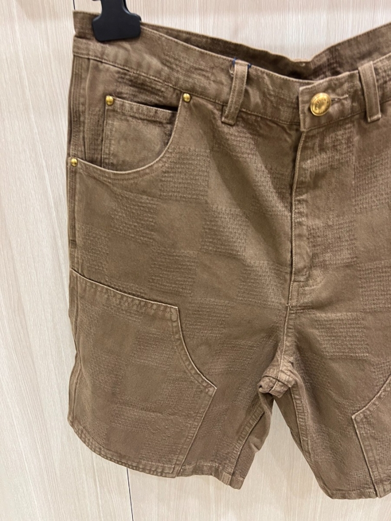Louis Vuitton LV Western Cowboy Cargo Shorts in Khaki