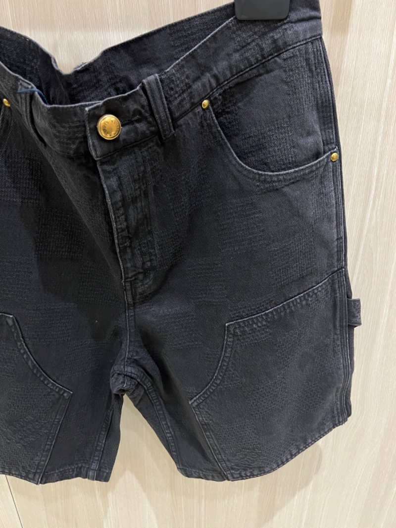 Louis Vuitton LV Western Cowboy Cargo Shorts in Black