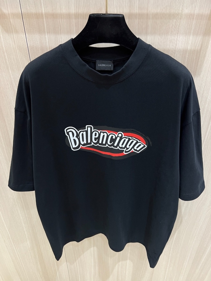 Balenciaga Classic Playful Coca-Cola T-Shirt Navy