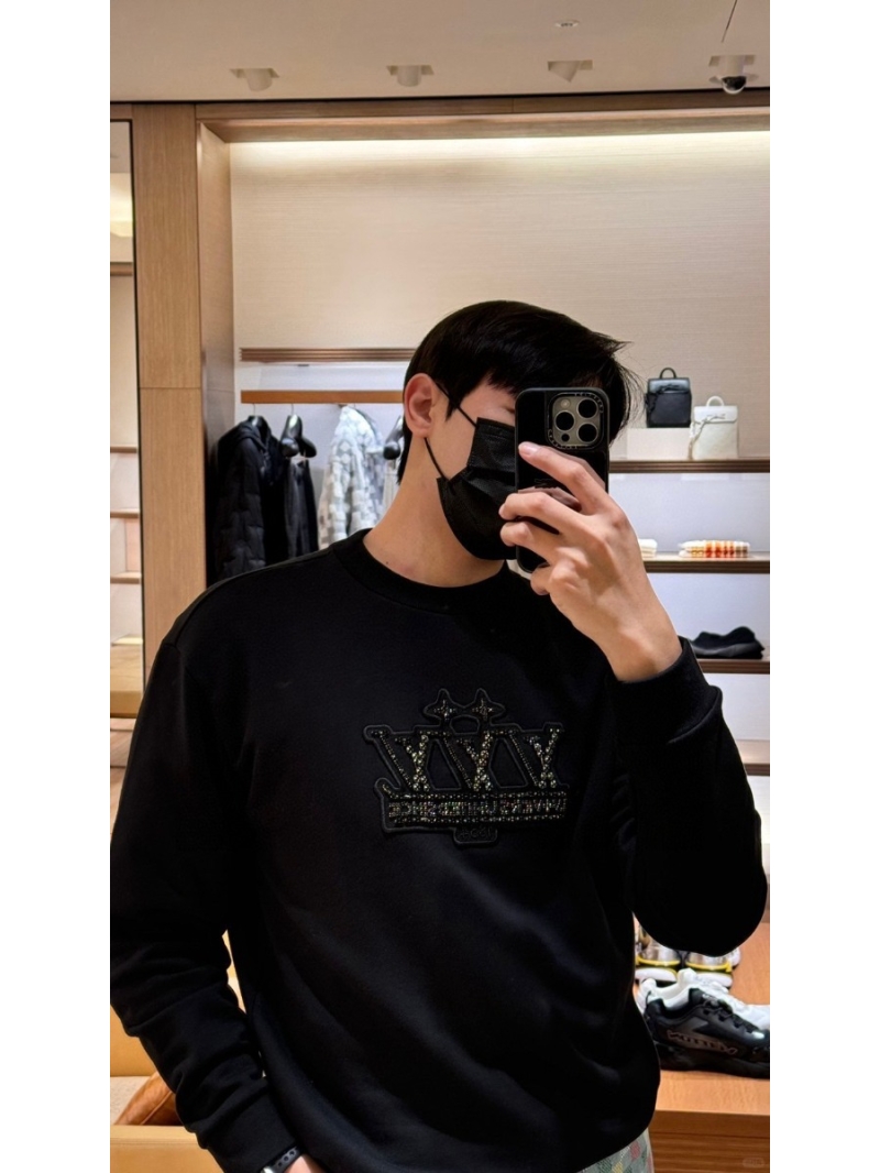 Louis Vuitton LV Heritage Embellished Sweatshirt Navy