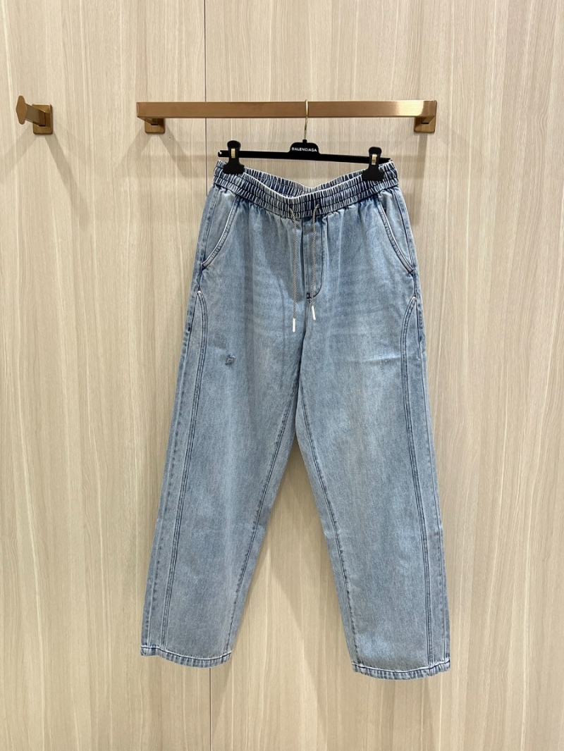 LOEWE Timeless Relaxed Denim Jeans Light Blue