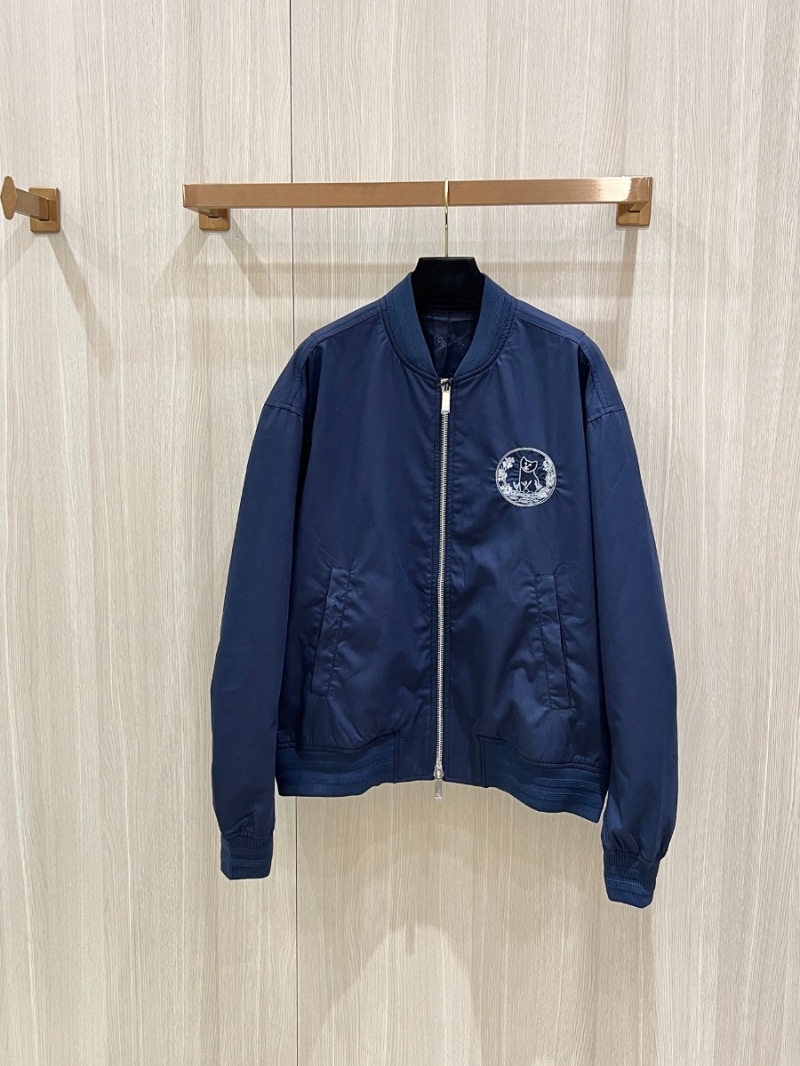 Dior x Hylton Nel Exclusive Embroidered Bomber Jacket Navy
