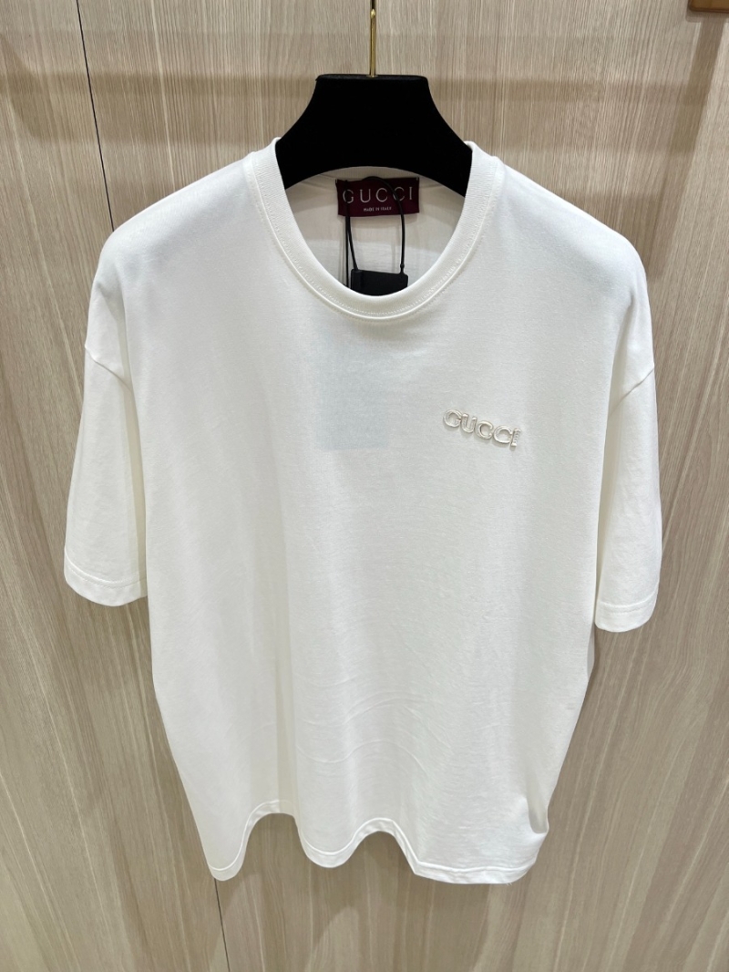 Gucci 2025FW Refined Embroidered T-Shirt White