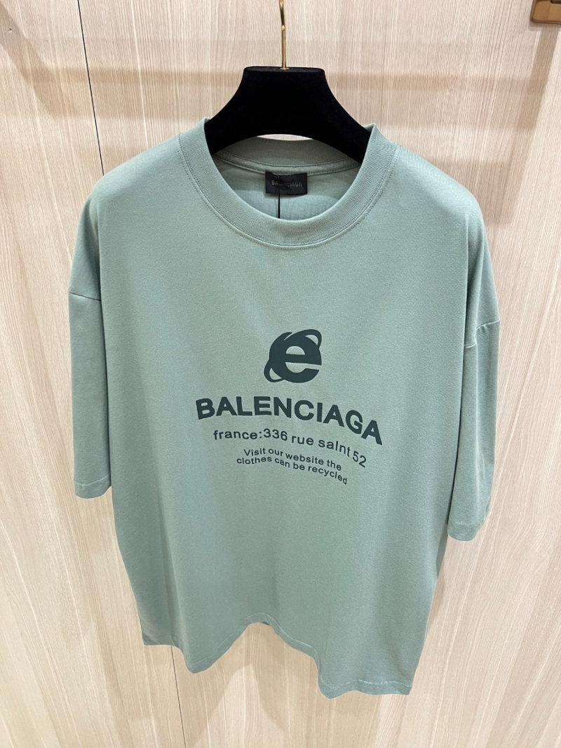 Balenciaga IE Browser Retro Logo T-Shirt Mint Green