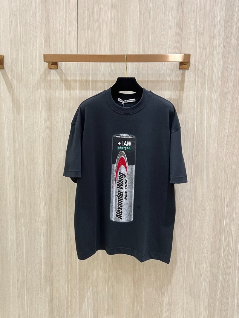 Alexander Wang Battery Logo Vintage T-Shirt Black