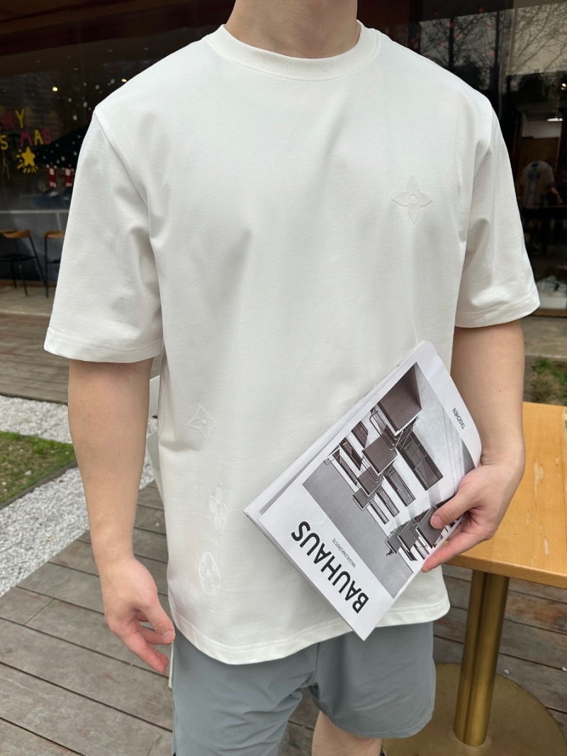 Louis Vuitton LV Monogram Subtle Pattern T-Shirt White