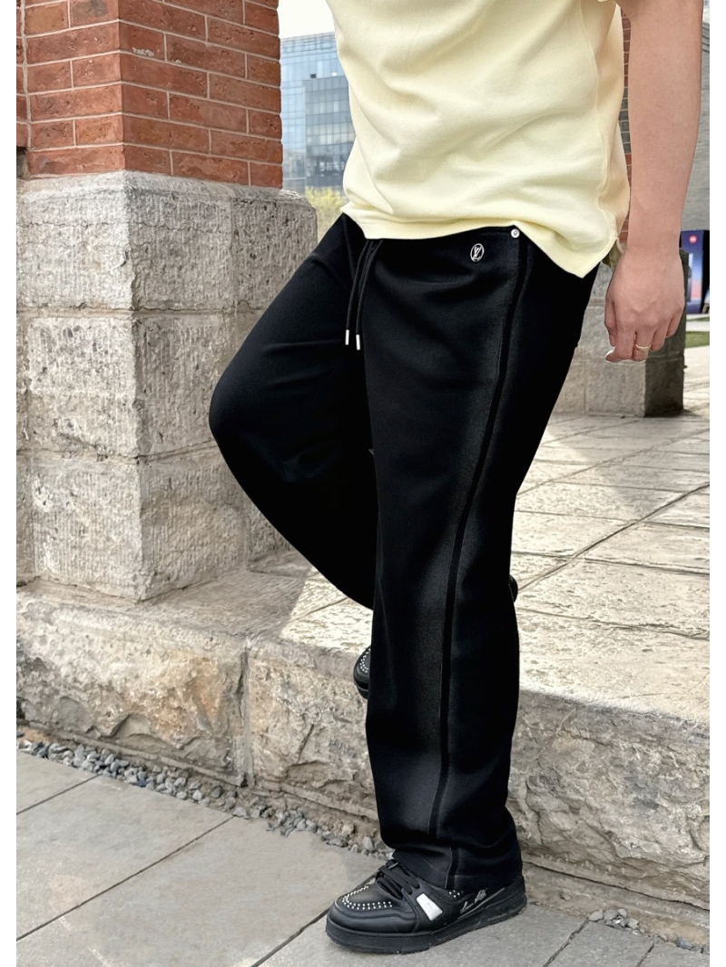 Louis Vuitton LV Vintage-Edge Versatile Track Pants Black