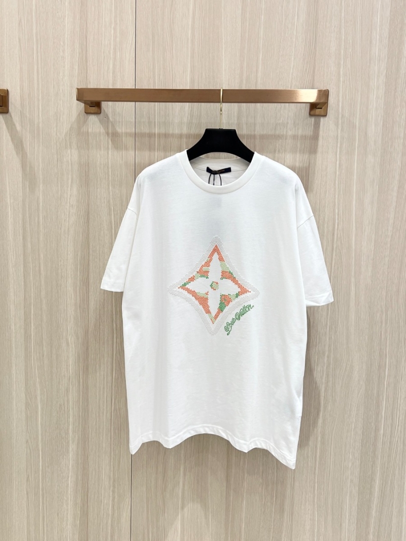 Louis Vuitton LV New Release Vibrant Monogram T-Shirt White