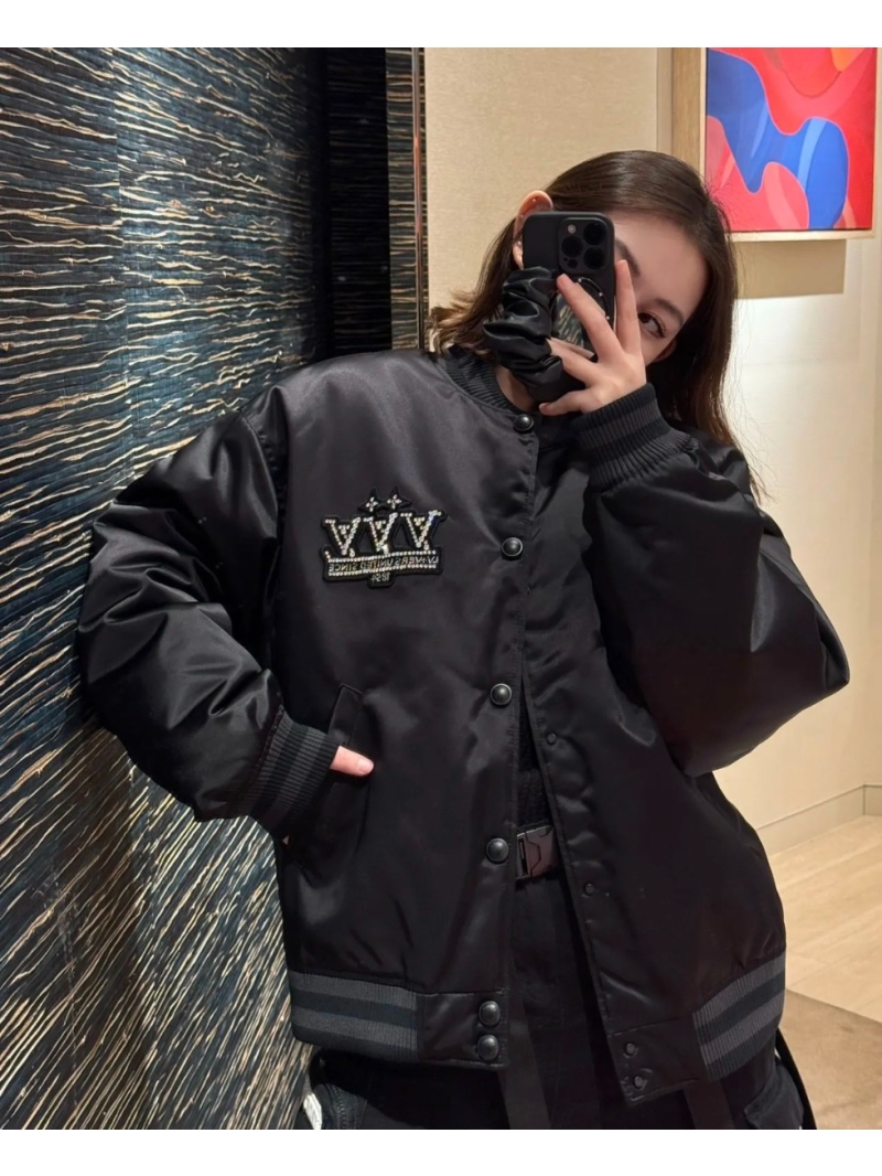 Louis Vuitton LV New Release Luxurious Embellished Jacket Black