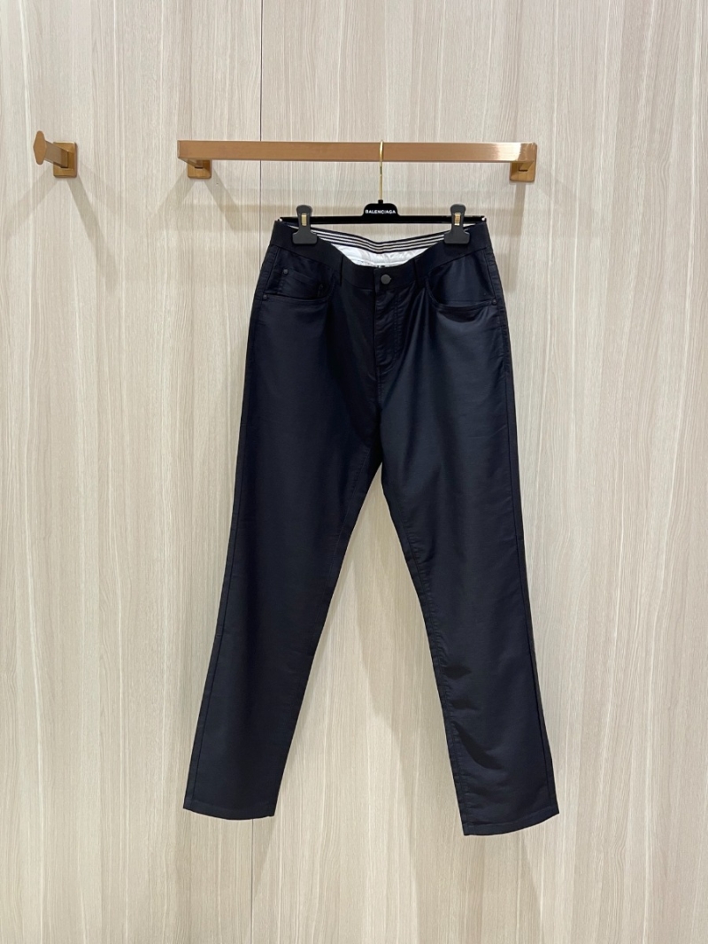 Brunello Cucinelli Summer '25 Sleek Casual Pants Black