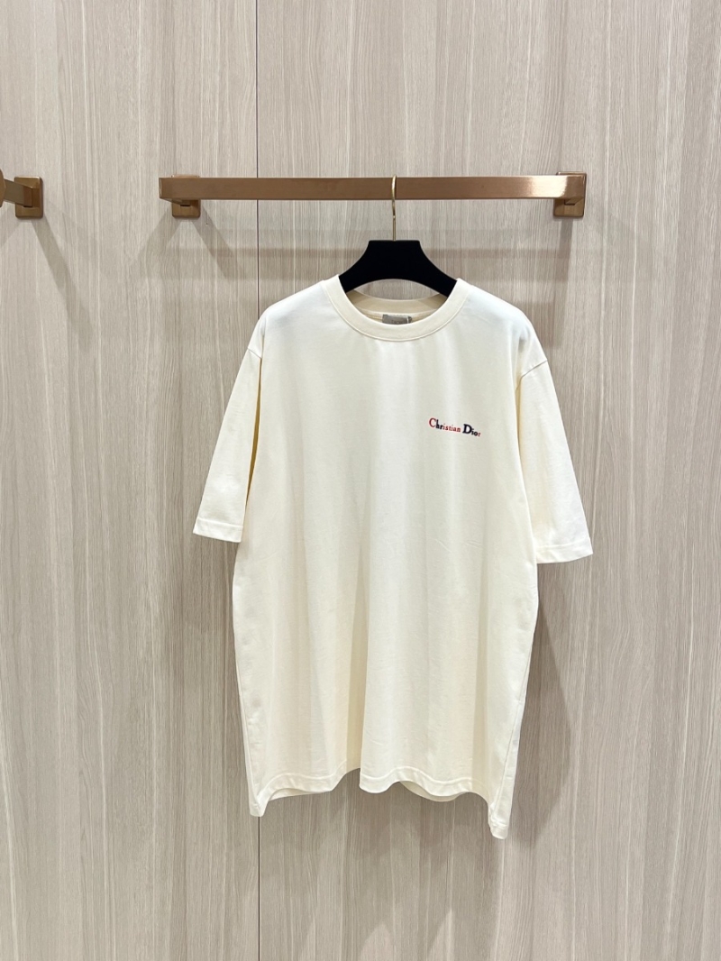 Dior Signature Artistic Noun Tee Short-Sleeve Off-White
