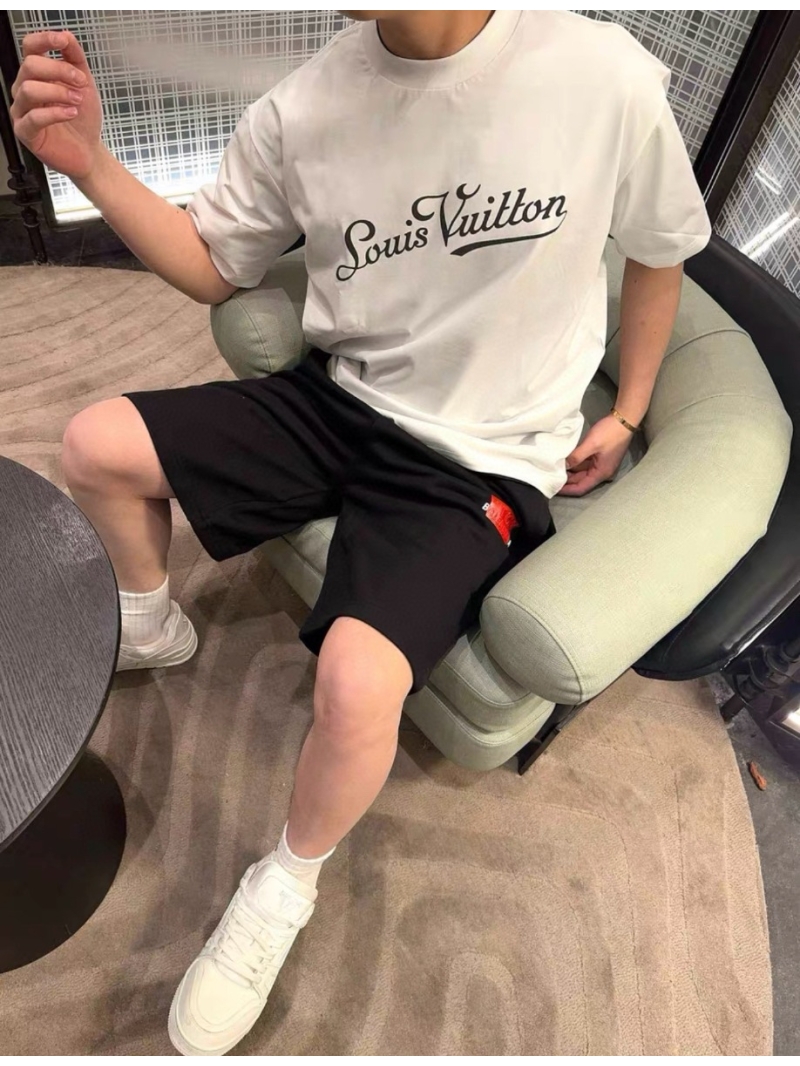 Balenciaga 25 Series Bold Embroidered Shorts Black-Orange