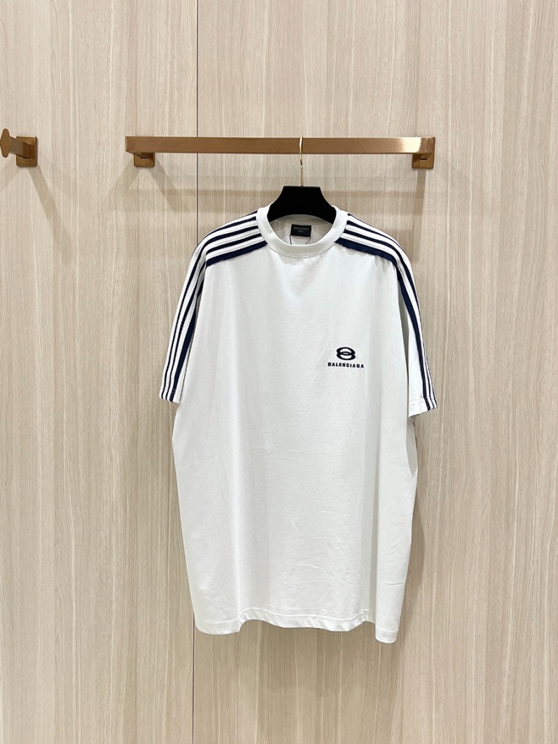 Balenciaga 25SS Dynamic Unity Sports Icon Short-Sleeve White
