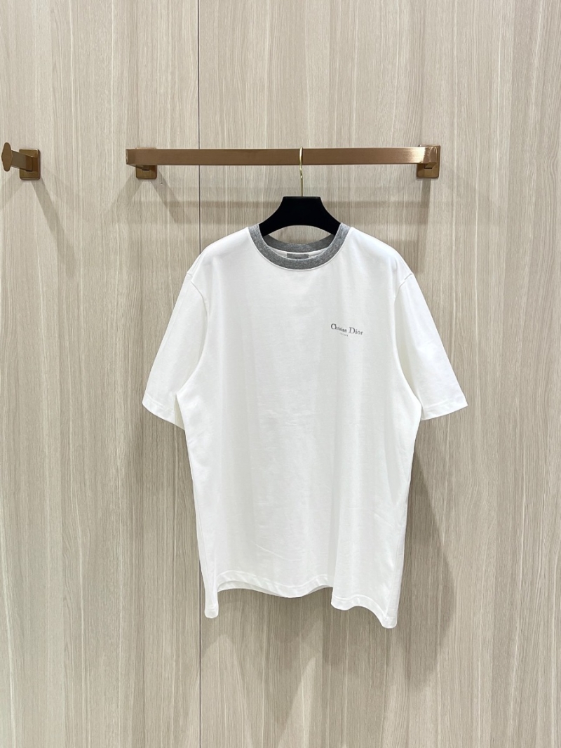 Christian Dior Couture Minimalist Logo T-Shirt White