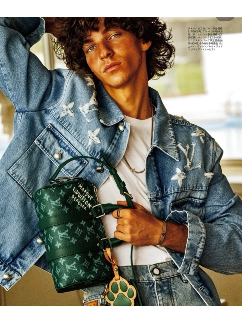 Louis Vuitton LV25 Limited Edition Denim Monogram Jacquard Jacket