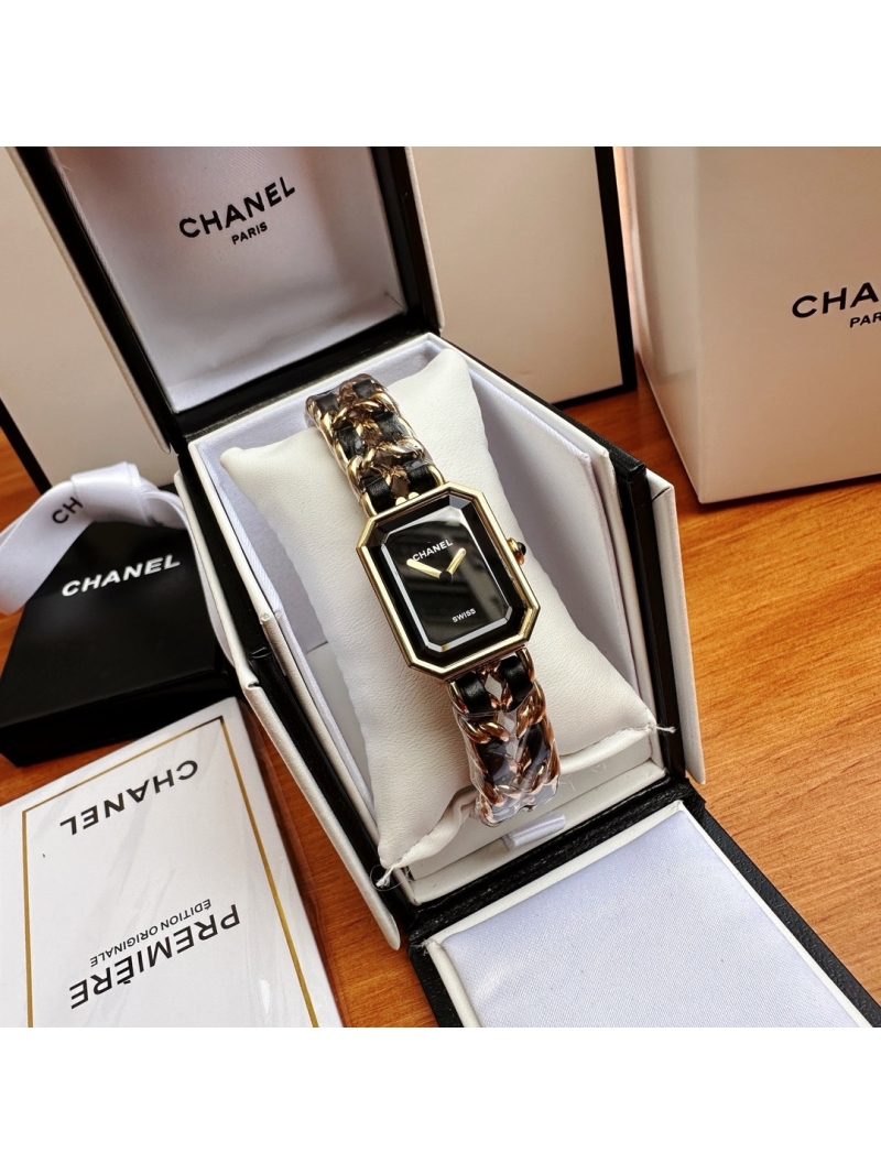 Chanel Premiere Rock Iconic Chain Watch H6951 Steel coated with yellow gold (0.1 micron)