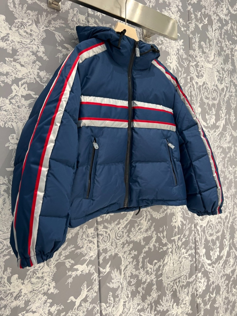 Dior CD Alpine Series Short Down Jacket for Autumn-Winter. Navy