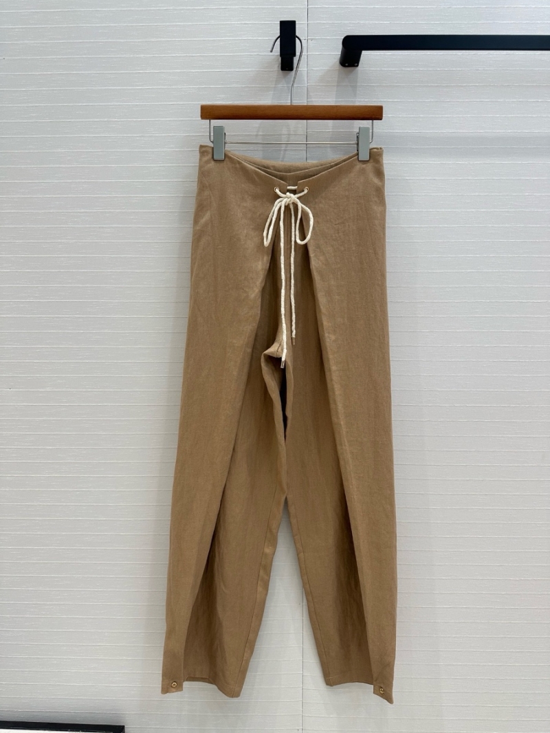 Loro Piana SS25 Linen Relaxed Fit Luxury Set Beige