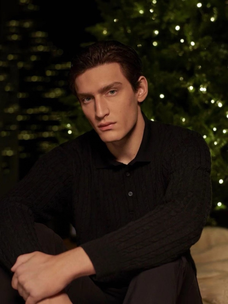 Miu Miu Cashmere Blend Knit Polo Shirt