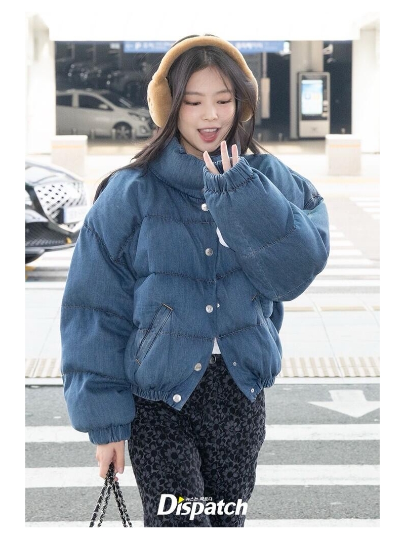 Chanel CC24K Denim Cloud Soft Puffer Down Jacket