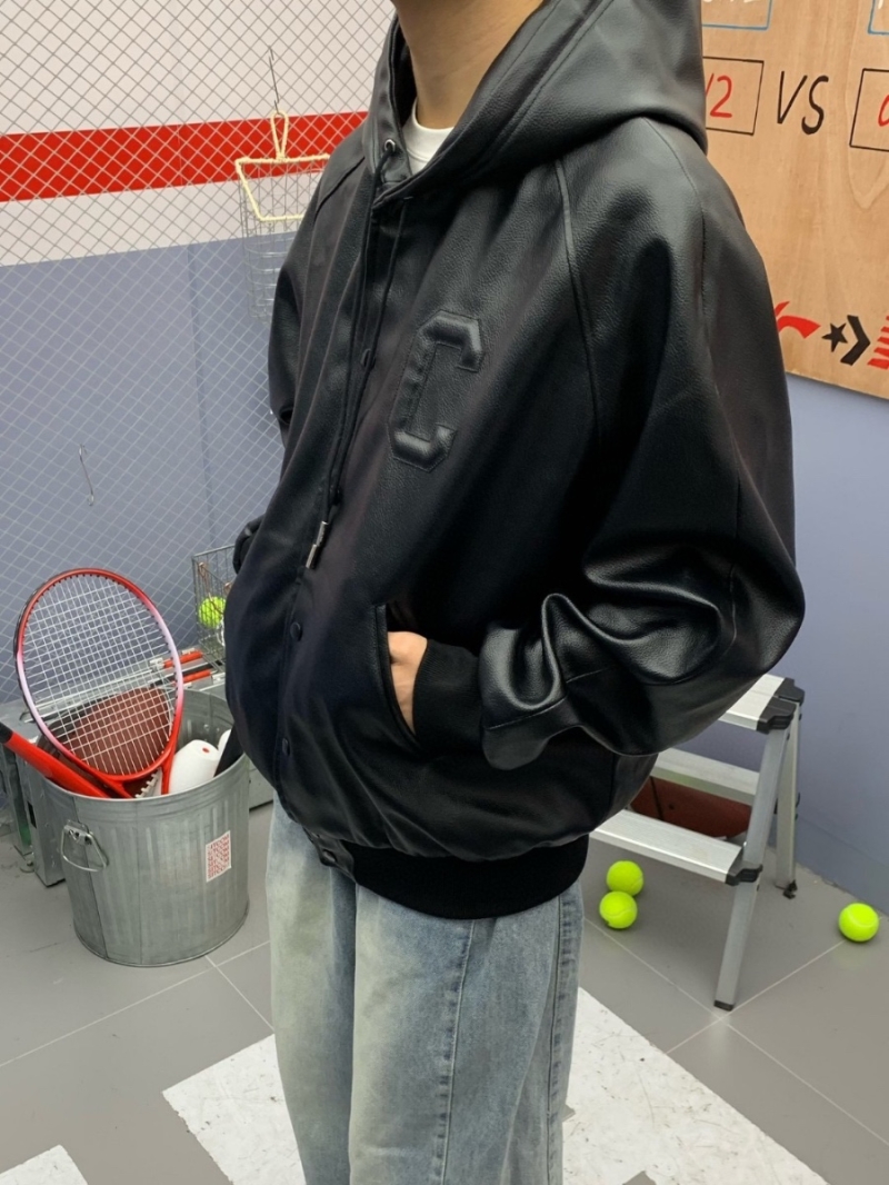 Celine Imported Leather Hooded Jacket – Limited Edition