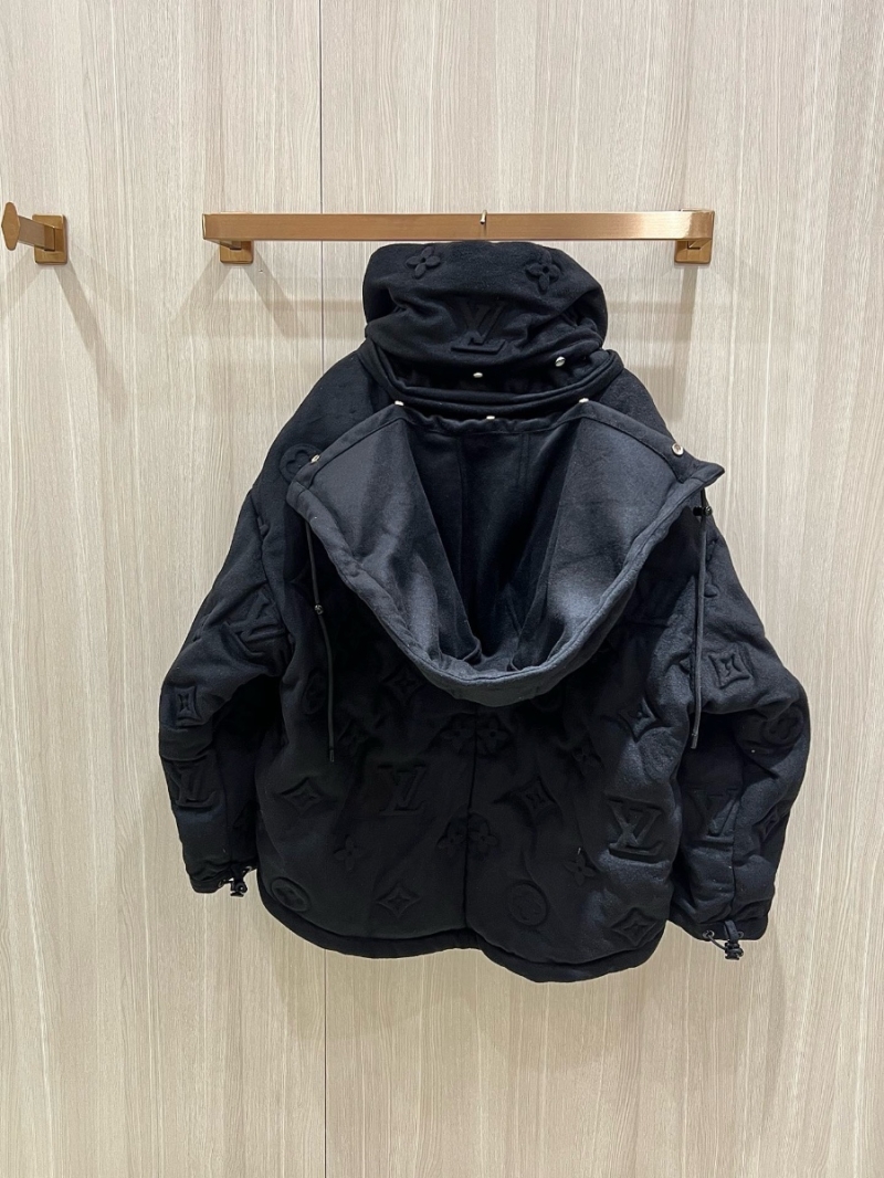 Louis Vuitton LV Classic Monogram Boyhood Embossed Down Jacket Black