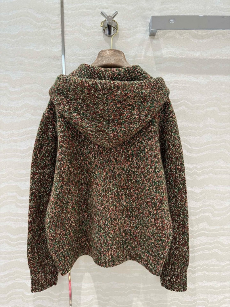 Loro Piana Luxury Cashmere Hoodie Coat Forest Green