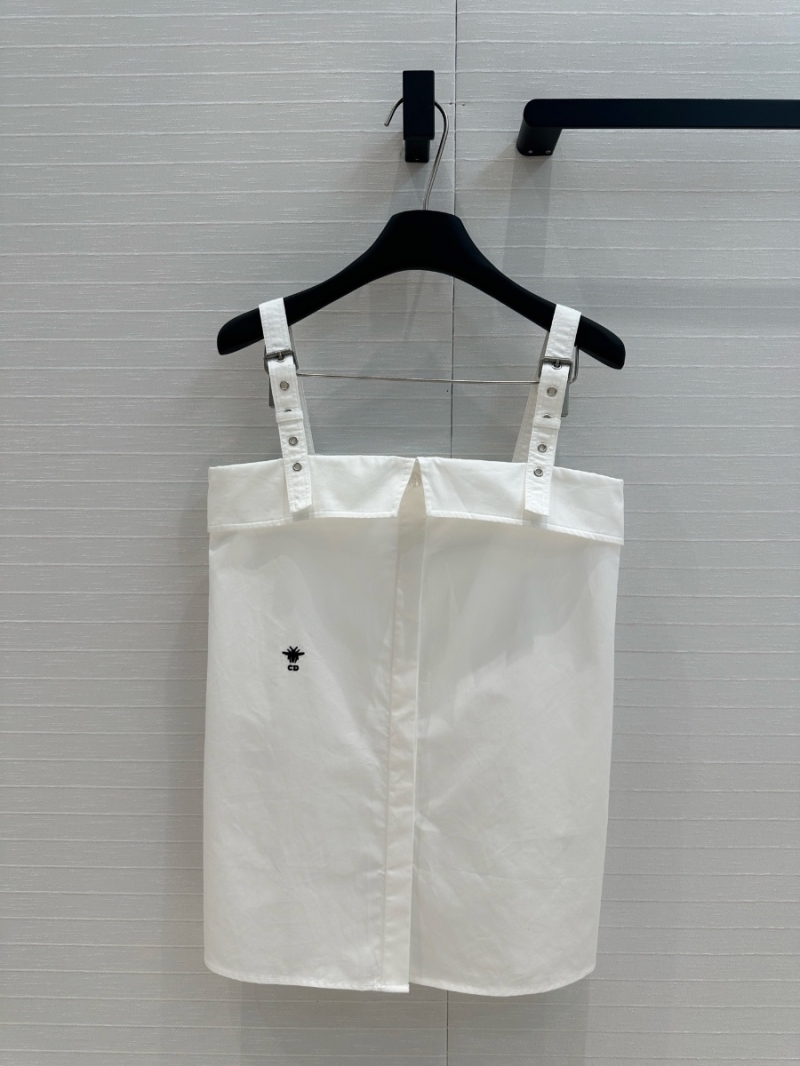 Dior Miss Dior Off-Shoulder Strap Blouse White – French Elegance