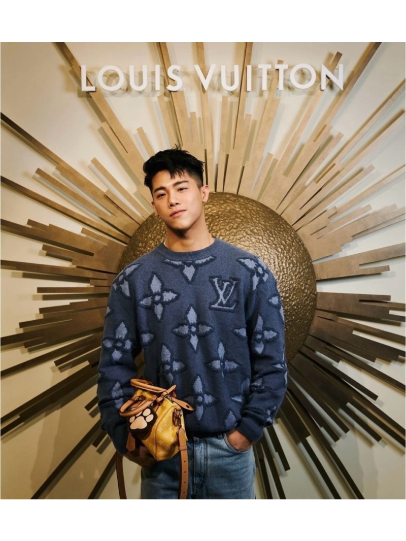 Louis Vuitton LV Unisex Monogram Jacquard Knit Sweater