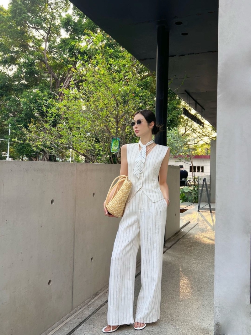 Loro Piana Spring/Summer 2025 Striped Cotton-Linen Vest – Timeless Elegance