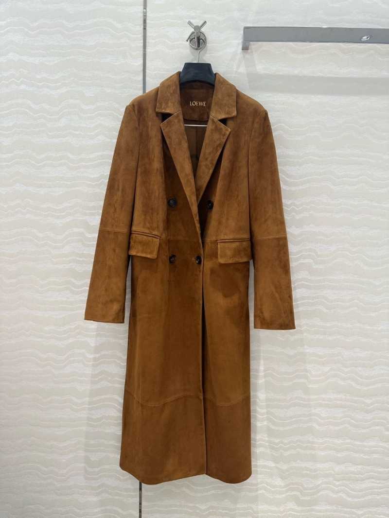Loewe Limited Edition Suede Lambskin Trench Coat