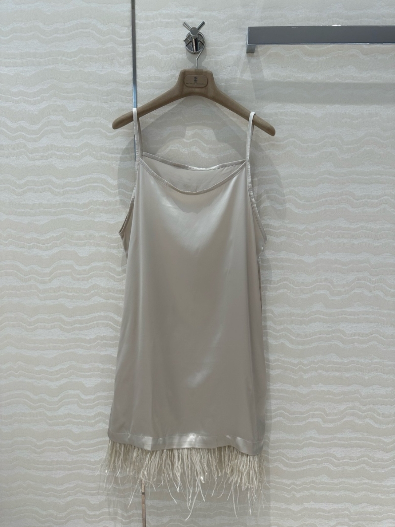 Brunello Cucinelli Limited Edition Luxe Knit Dress Set Taupe