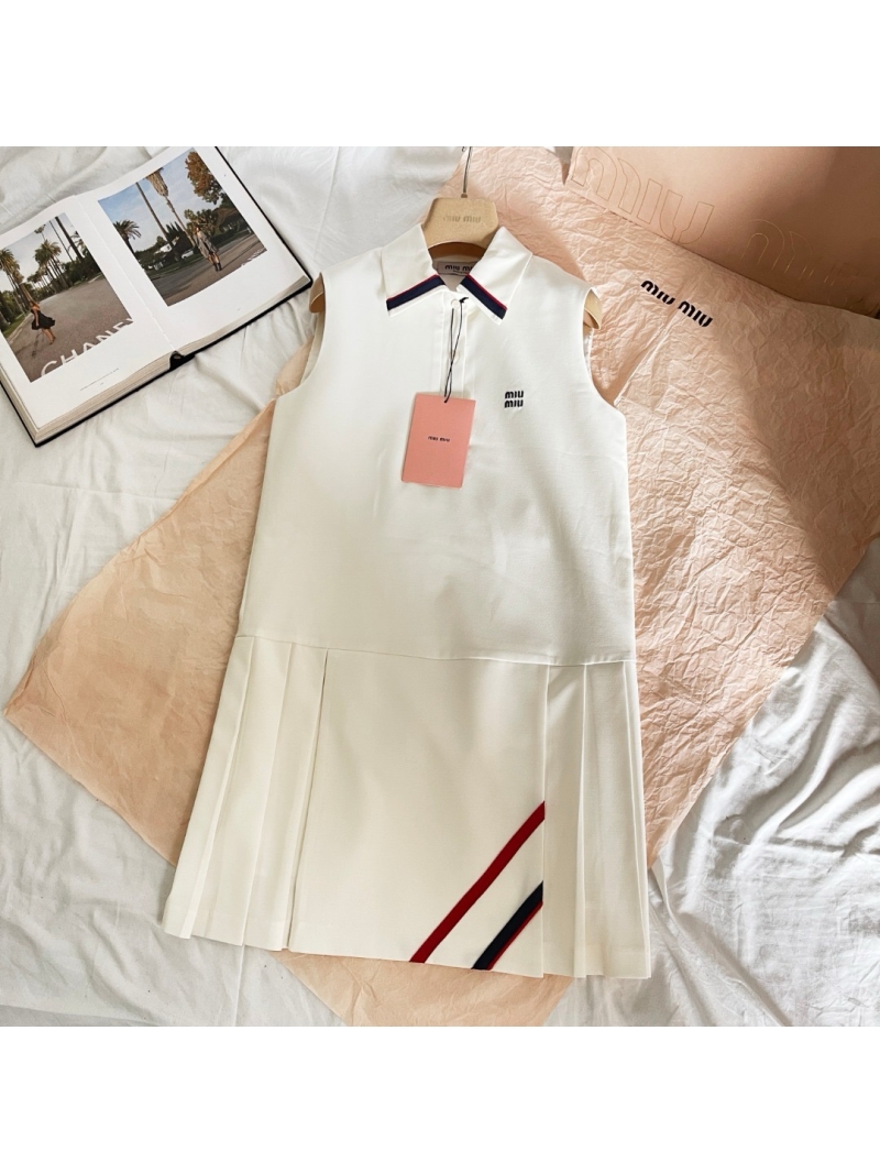 Miu Miu Academy Style Tennis Dress – Spring 2025 Collection