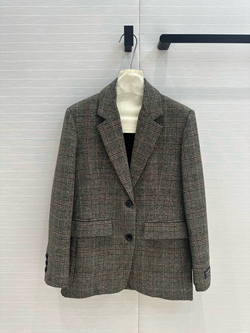 Prada Autumn/Winter Prince of Wales Check Wool Blazer